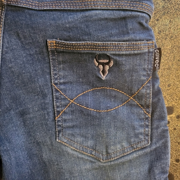 Bull-it Reinforced Motorcycle Straight Leg Jeans Dark Blue Size 0 - Picture 10 of 16